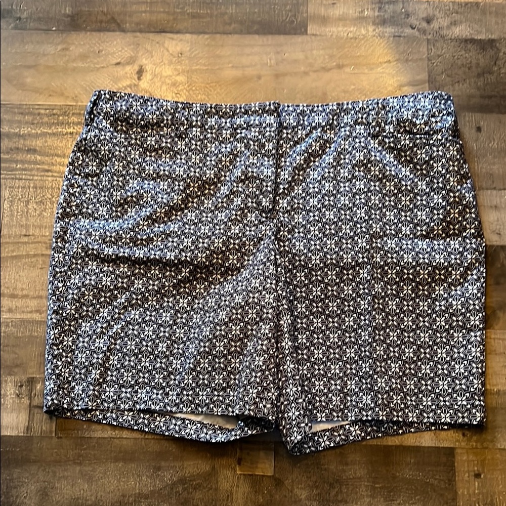 Lands’‎ End midrise 24W Women's Patterned Shorts